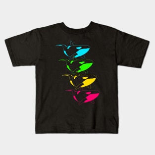 Orca rainbow Kids T-Shirt